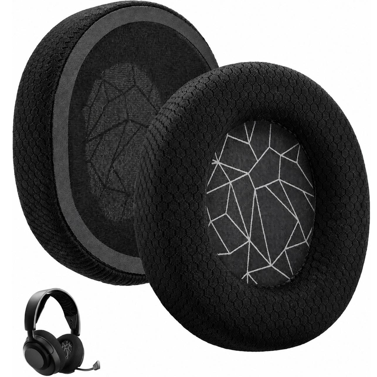 Ohrpolster für SteelSeries Arctis 3/5/7 Black+White
