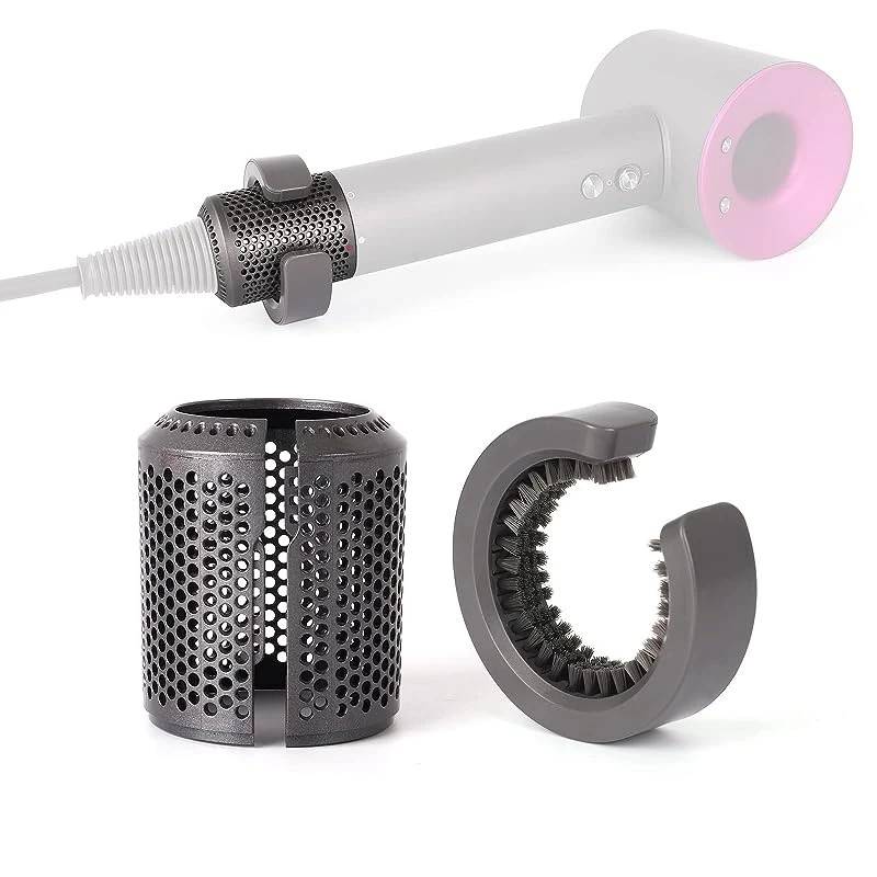 Ersatzfilter kompatibel mit Dyson Haartrockner mit Reinigungsbürste Grey