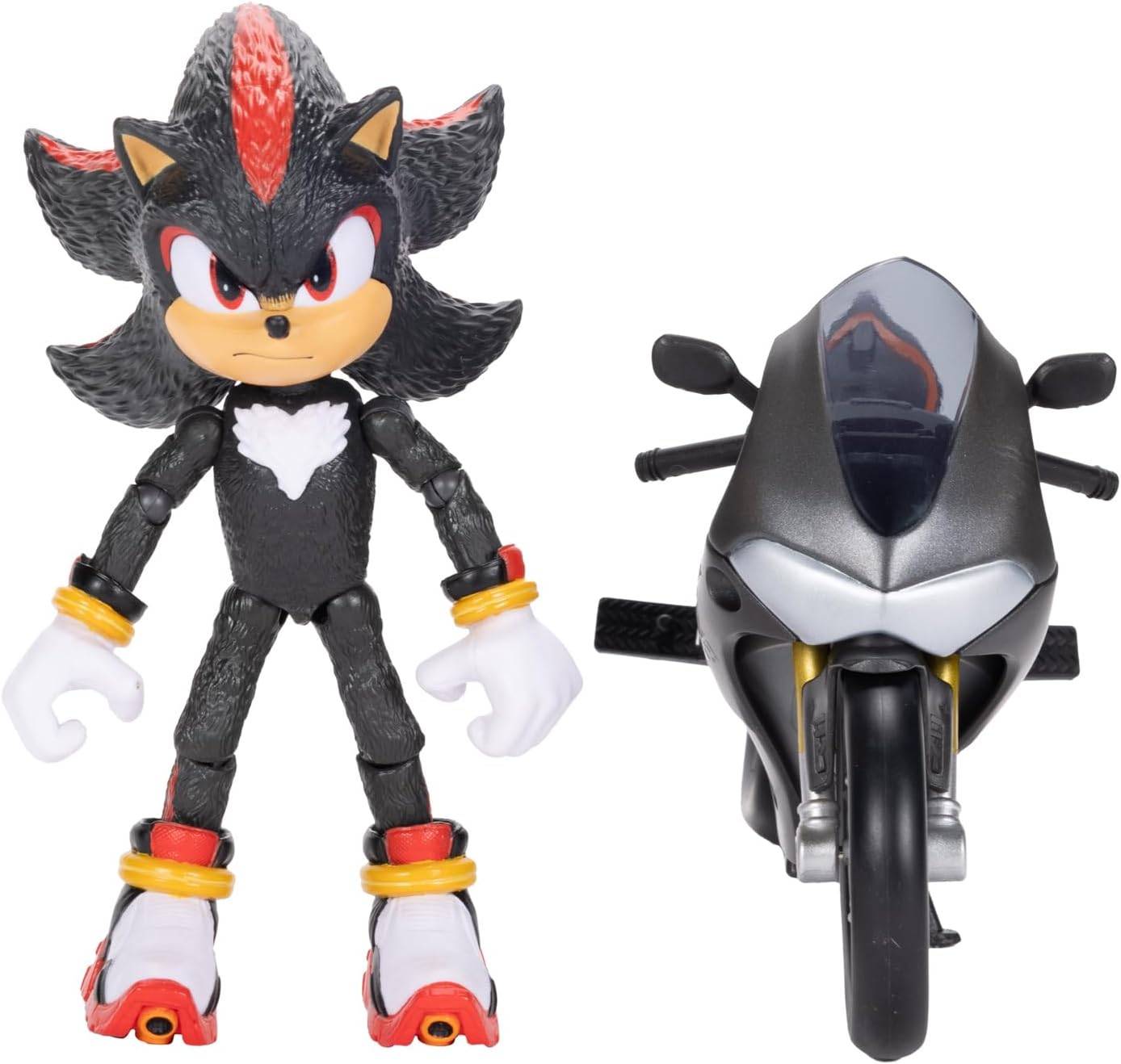 Sonic 3 der Film Shadow-Figur 15 cm beweglich Shadow-Mobile Schwarz ab 3 Jahre