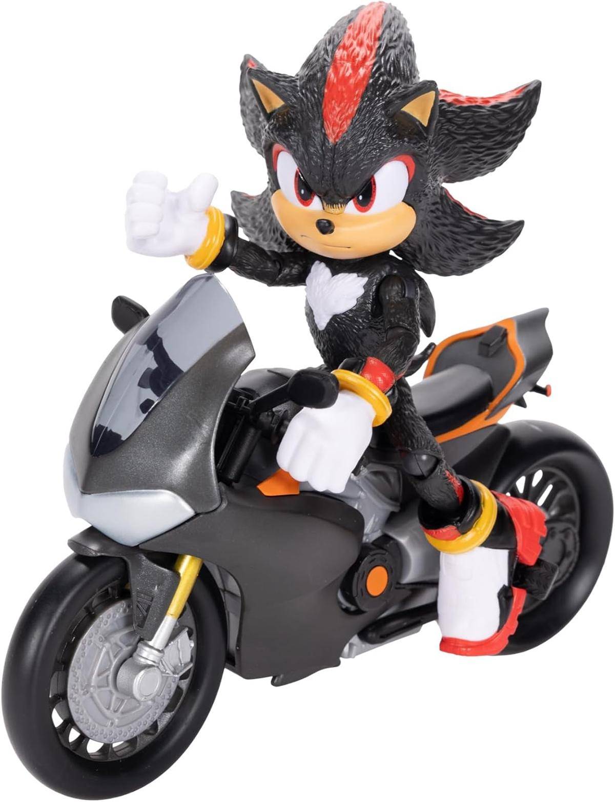 Sonic 3 der Film Shadow-Figur 15 cm beweglich Shadow-Mobile Schwarz ab 3 Jahre