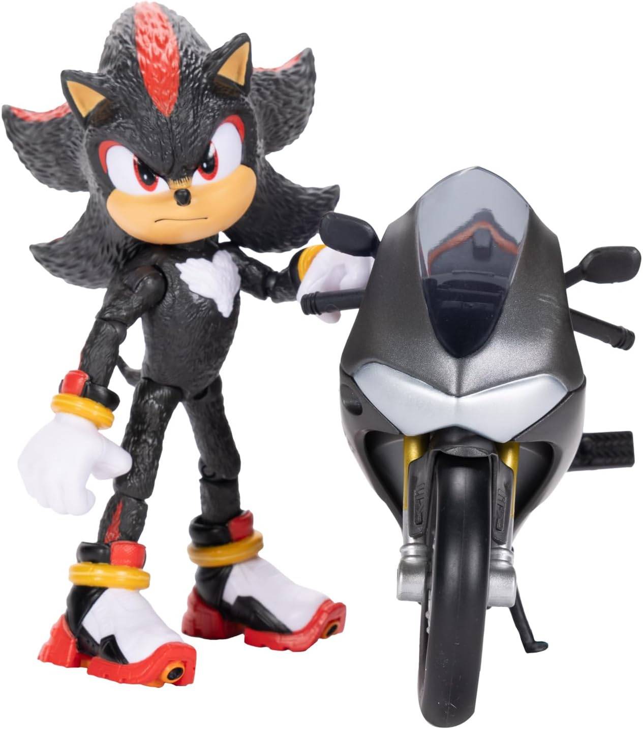 Sonic 3 der Film Shadow-Figur 15 cm beweglich Shadow-Mobile Schwarz ab 3 Jahre