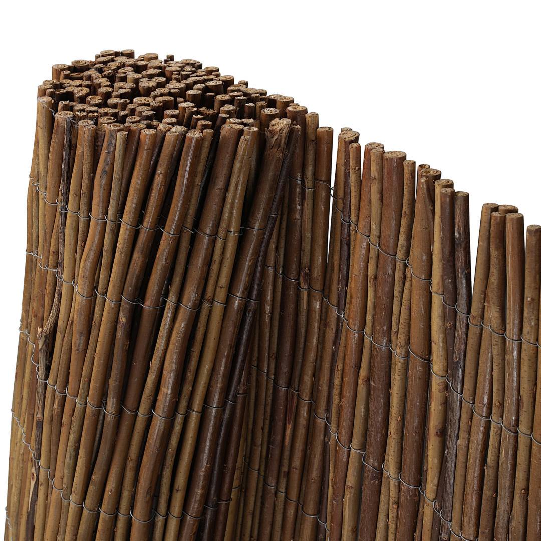 150 x 300 cm Weidenmatte Sichtschutz Natur – Weidenzaun blickdicht für Garten, Balkon & Terrasse