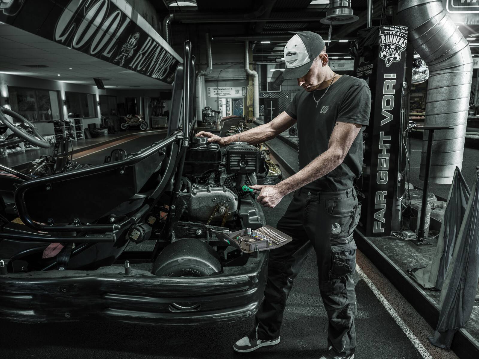 Wera 8100 SA 14 Zyklop Comfort Knarrensatz Umschalthebel 1/4"-Antrieb metrisch