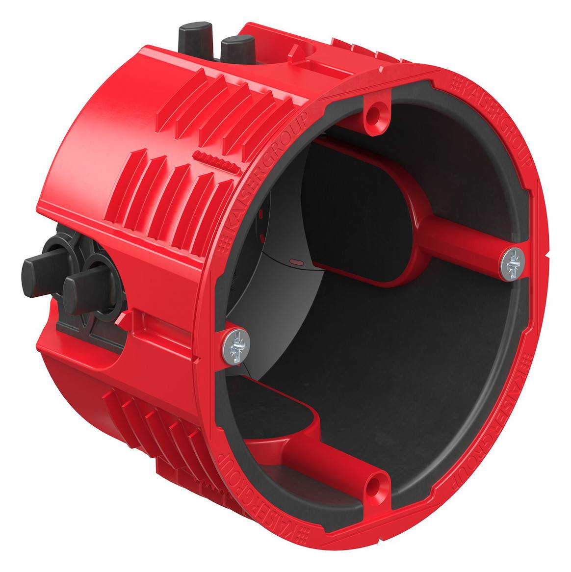 10St. Kaiser 9464-05, Massivholz Brandschutz Geräte-Verbindungsdose PROTECT®, Ø 74 mm F30-B – F90-B