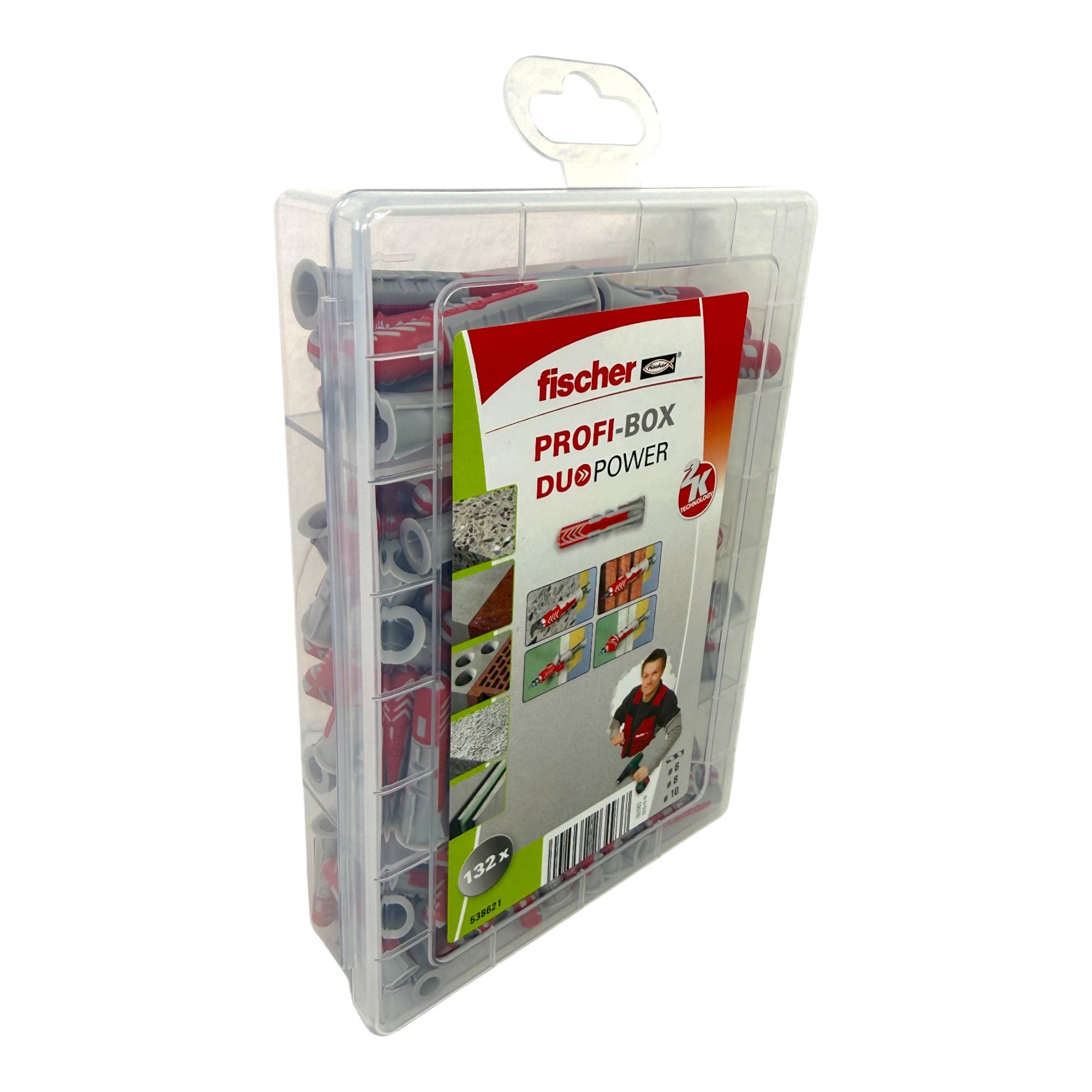 Fischer Profi-Box DuoPower Dübel Set 132 teilig ( 538621 )