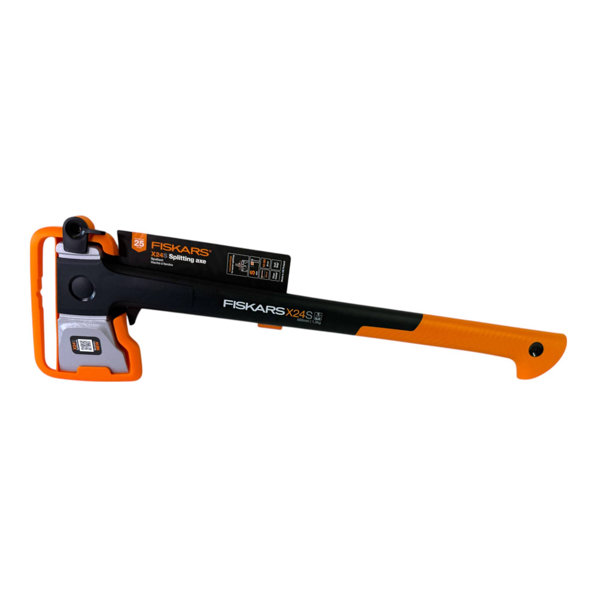 Fiskars X24 Spaltaxt X-series mit S-Klinge 15,2 cm ( 1069105 ) Länge 60 cm Breite 2,5 cm