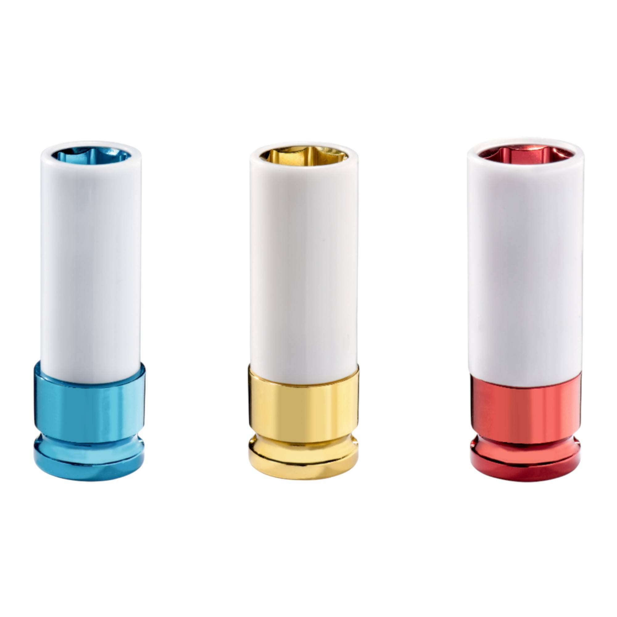 Metabo Steckschlüssel Set 3 Stück 1/2" 17 / 19 / 21 mm ( 628833000 ) schlagfest KFZ