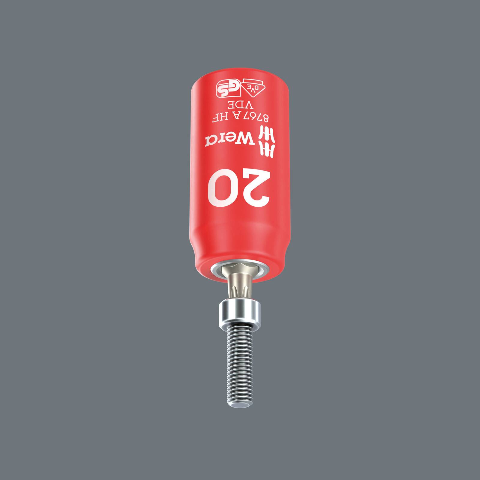 Wera 8100 SA VDE 1 Zyklop Knarrensatz isoliert Umschalthebel 1/4"-Antrieb metrisch