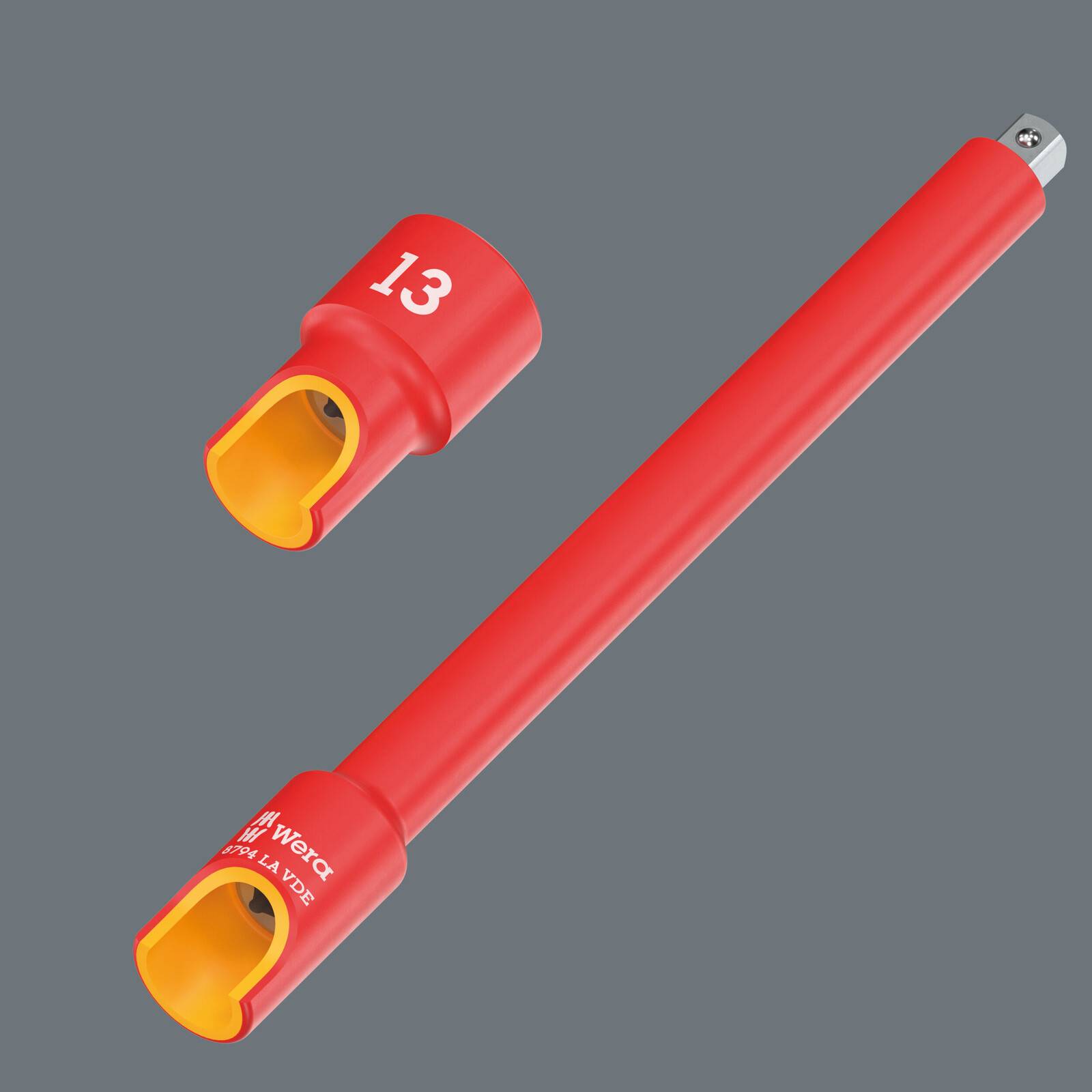 Wera 8794 LA Zyklop VDE Verlängerung isoliert lang 1/4"