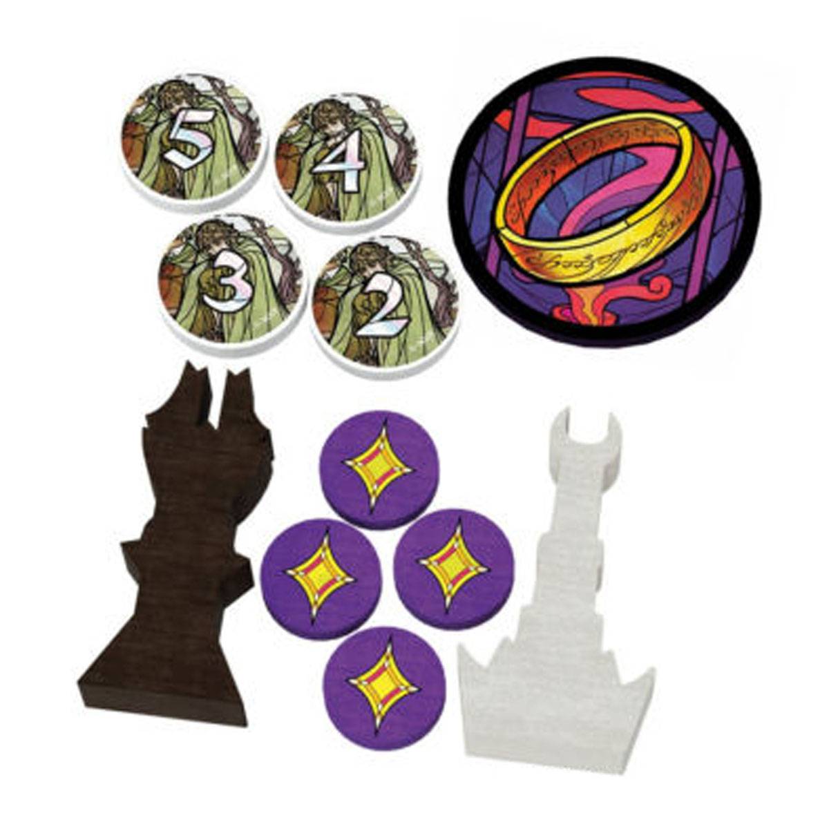 Asmodee Der Herr Der Ringe: Die Zwei Türme - Das Stichspiel