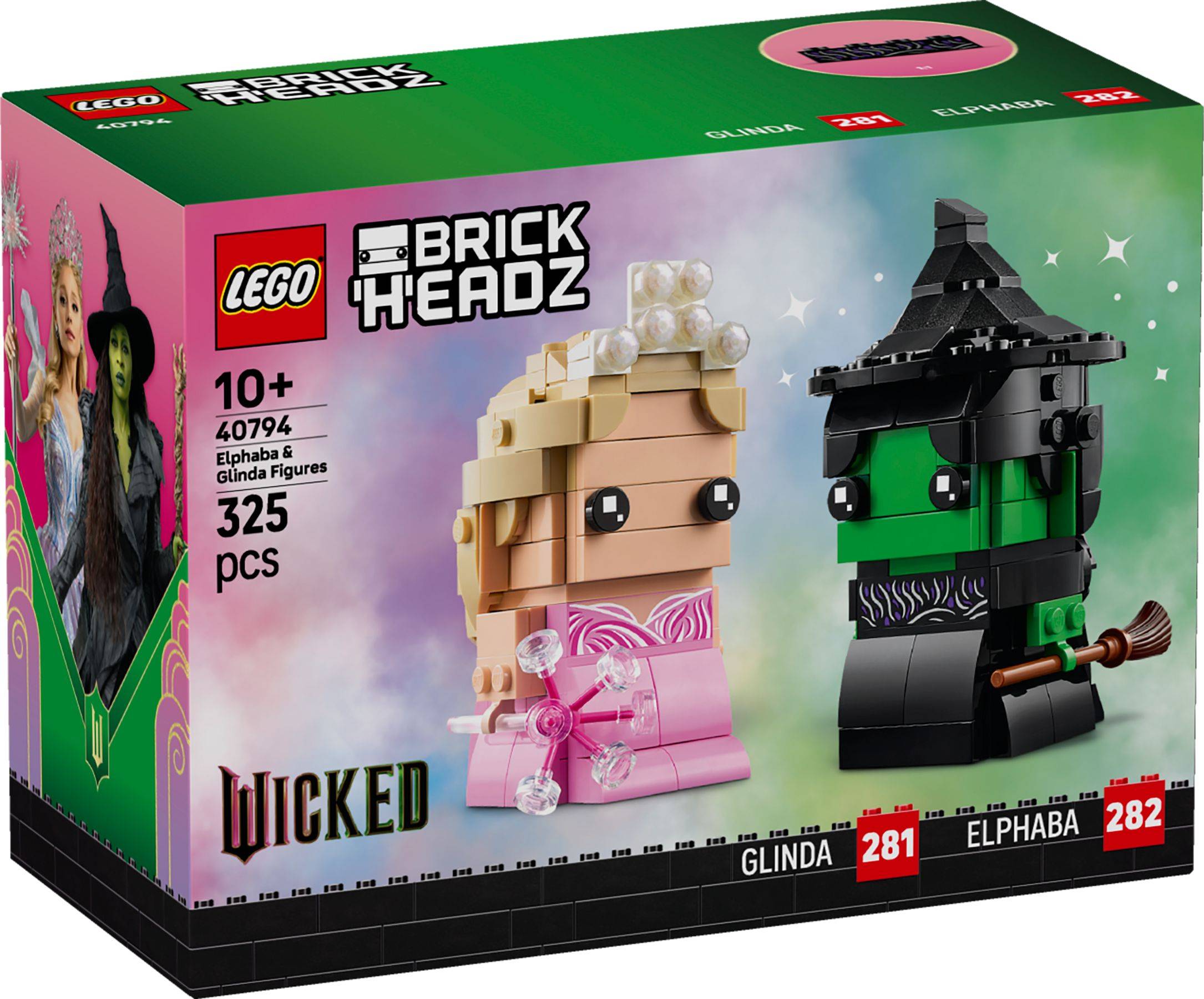 LEGO® BrickHeadz 40794 Elphaba und Glinda Figuren