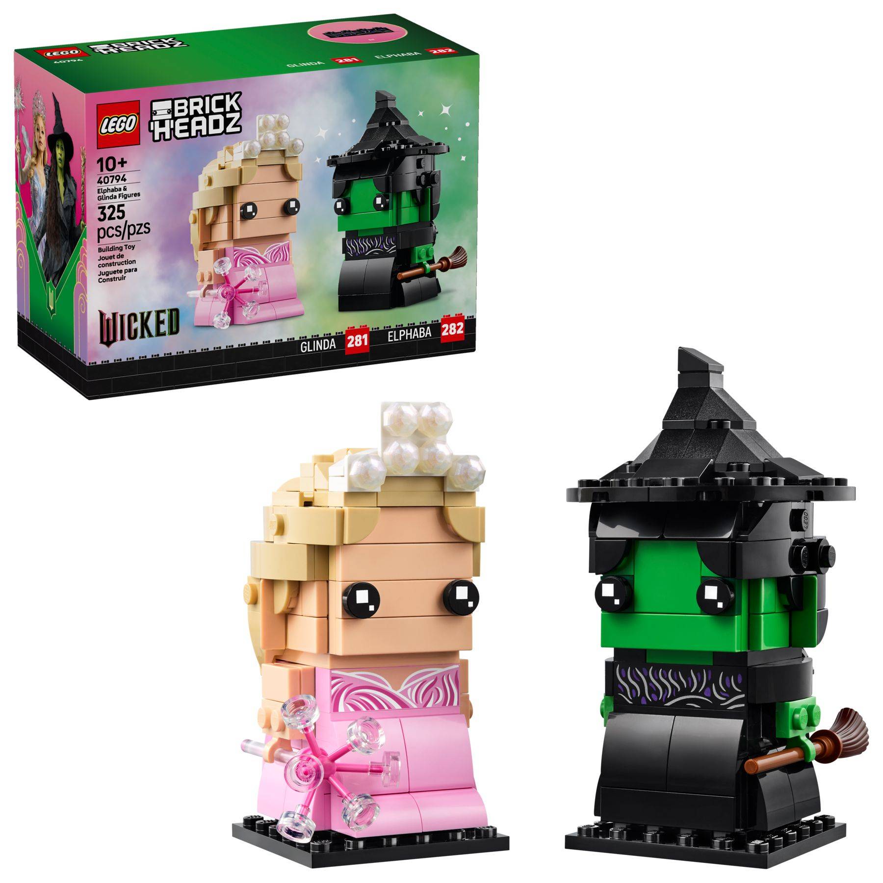 LEGO® BrickHeadz 40794 Elphaba und Glinda Figuren