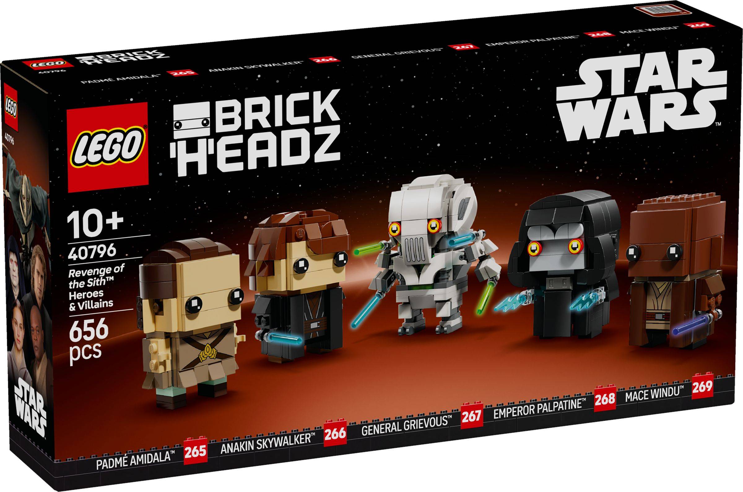 LEGO® BrickHeadz 40796 Helden und Bösewichte aus Die Rache der Sith