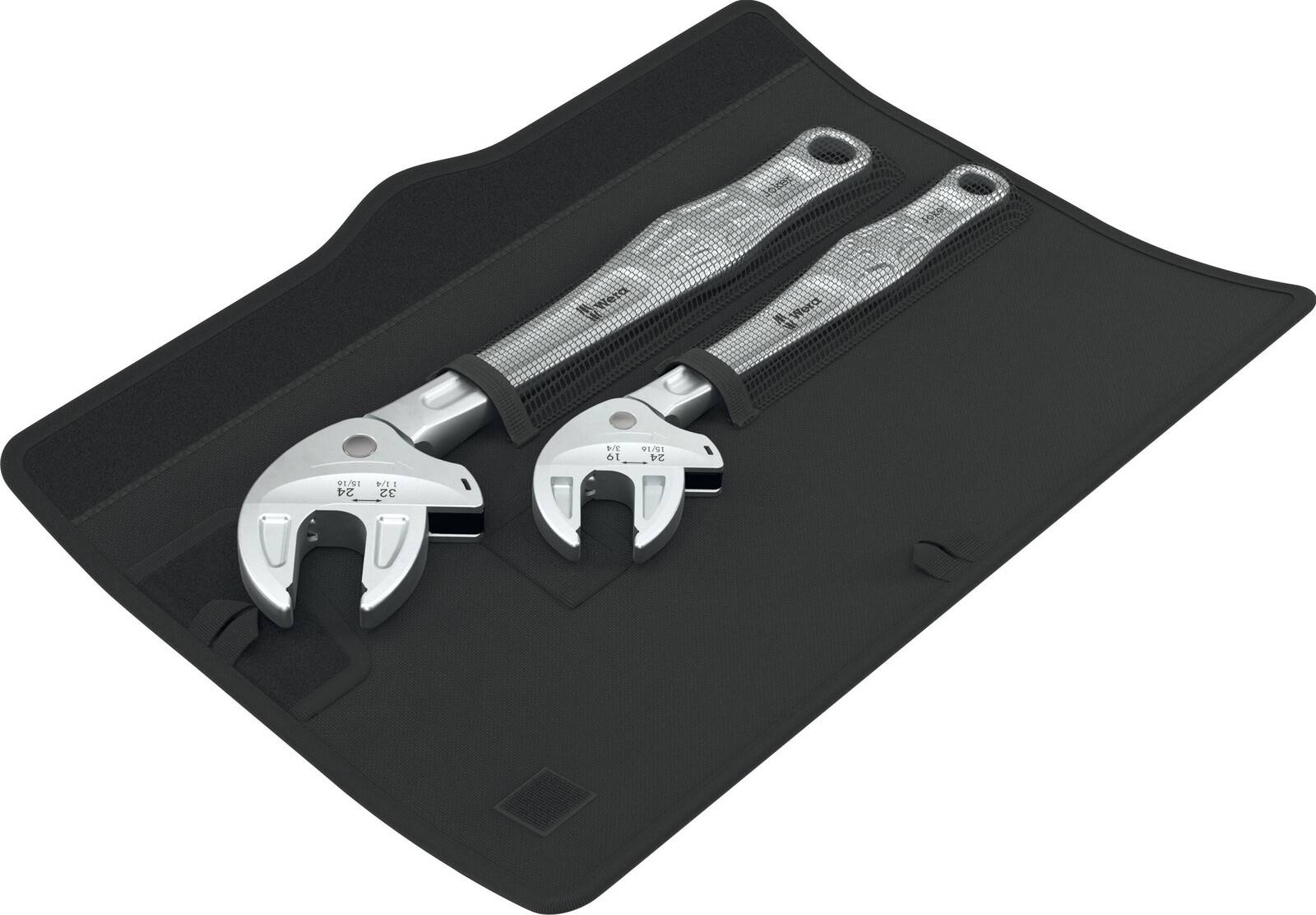 Wera 6004 Joker 2 Set 1 selbstjustierender Maulschlüssel 19-32 mm / 3/4"-1 1/4"