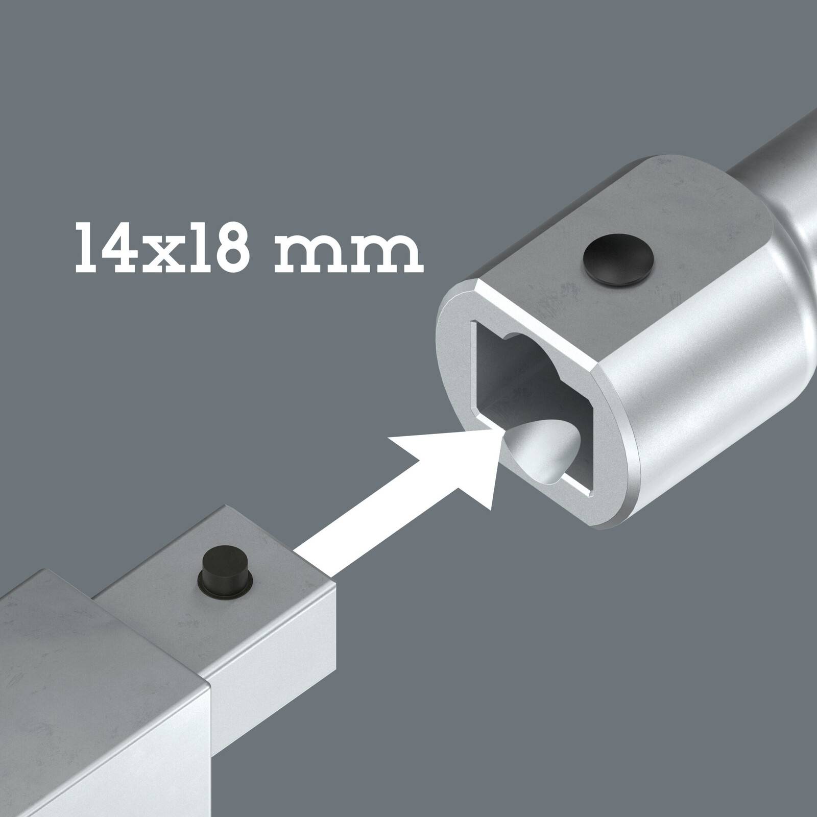 Wera 9999 X-Power Betätigungswerkzeug für Einsteckwerkzeuge 14x18 mm