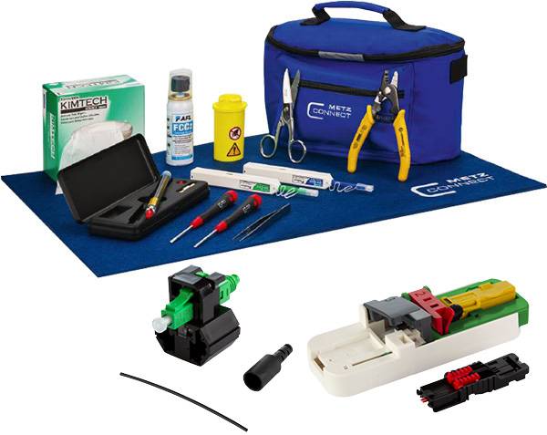 OpDAT LWL-Starterset m. 20xLC/APC OS2