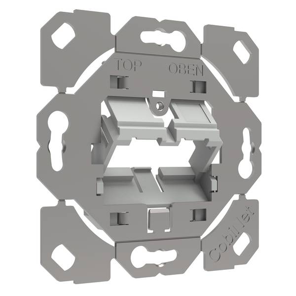 Trägerplatte RJ45-TL® rapid 45Â° 2-fach