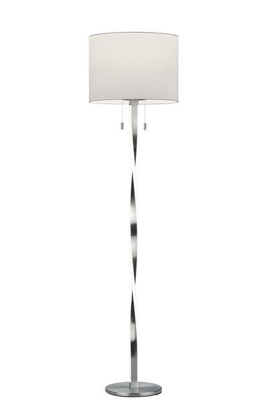 475310307 Stehl.m.nickel 1xE27 40W+2x7W