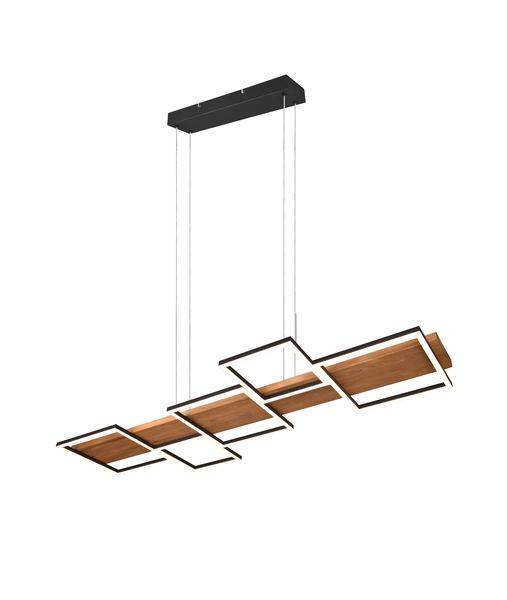 322910532 LED Pendelleuchte holzfarbig