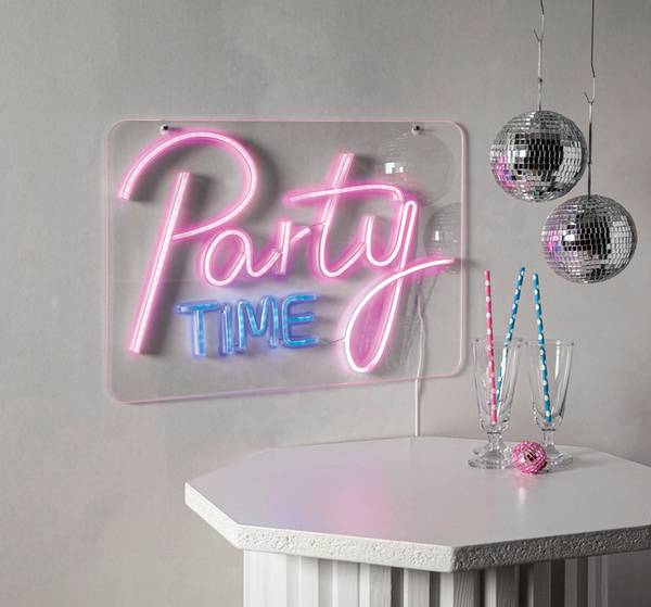 581-41 LED Deko Wala Party Time Transp.