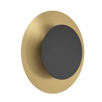 Eglo Leuchten LED-Wandleuchte LB25 TOCINA 11W 1300lm 3000K sw/messing-geb.
