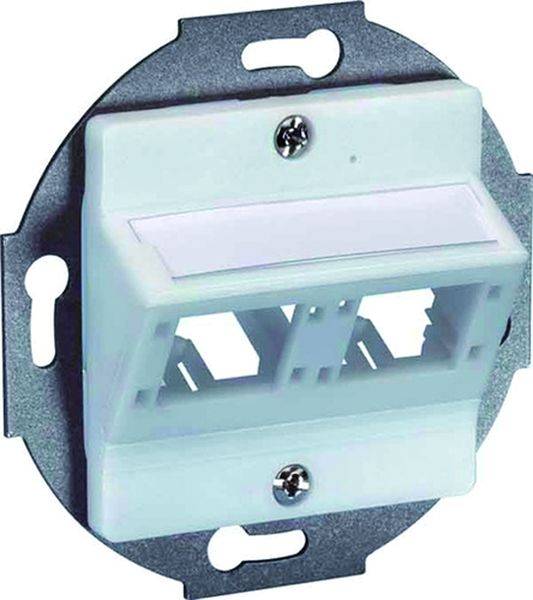 DIN Anschlussdose 50x50 2-Port rw