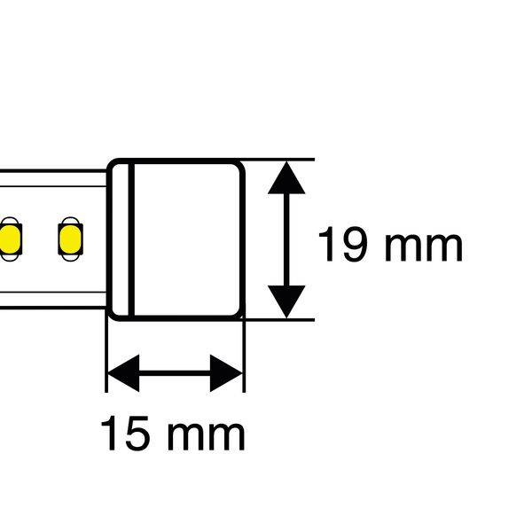 S17187 SLCÂ LEDÂ StripÂ 230VÂ DimÂ EndÂ CapÂ IP