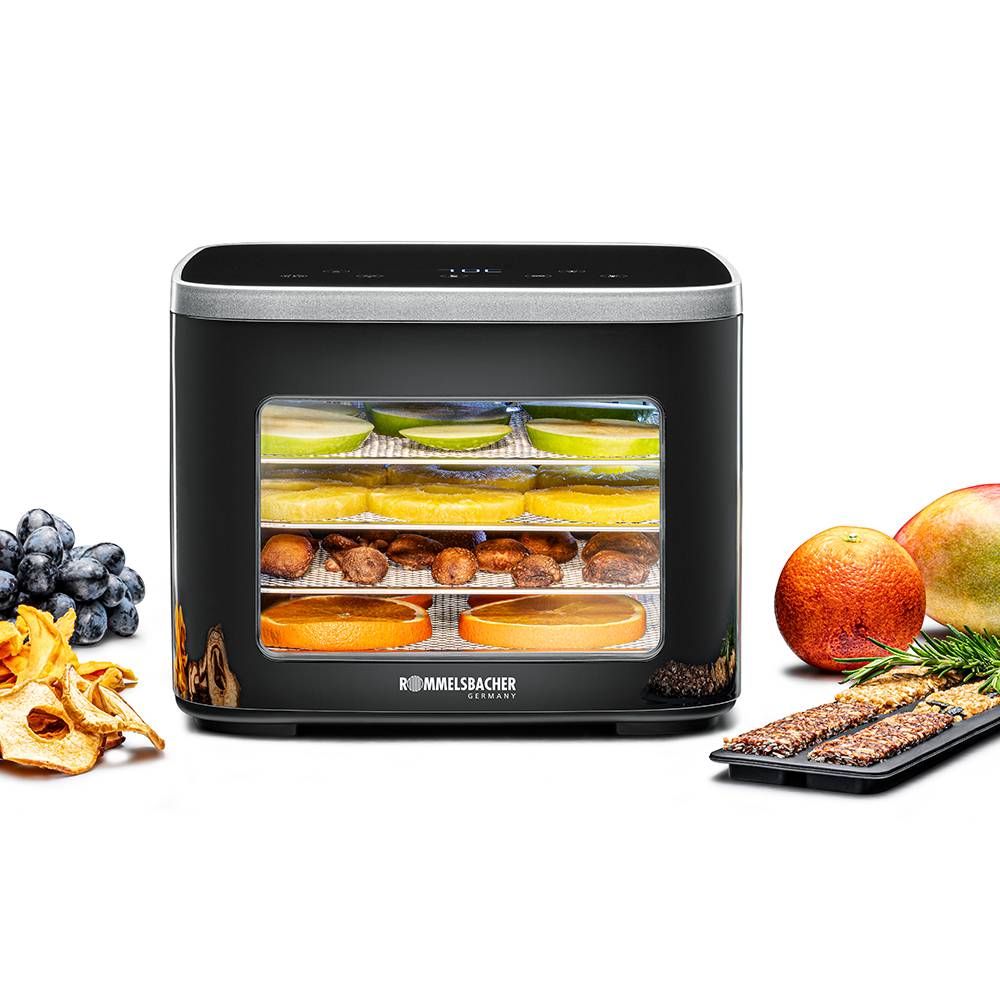 ROMMELSBACHER DA 450 Dörrautomat, 5x Edelstahl, 0,2m², LCD