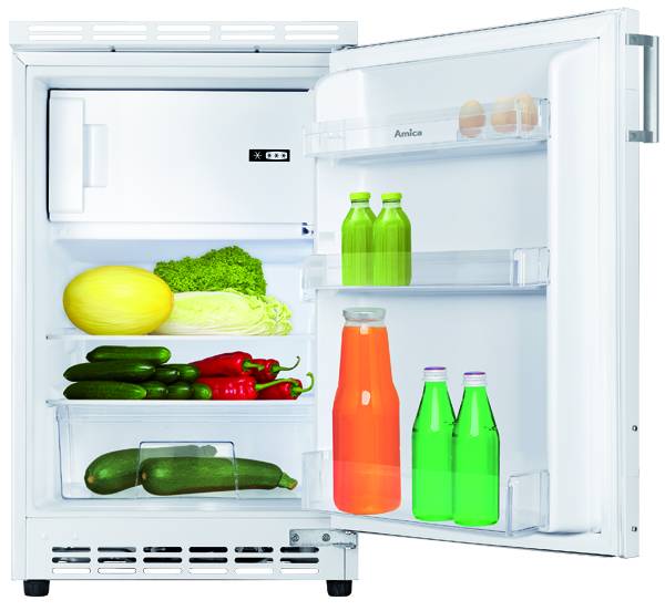 Amica UKSD 361 951 UB-Kühlschrank E 68/14L E 82x50x57cm dekorfähig Hausgeräte Großgeräte