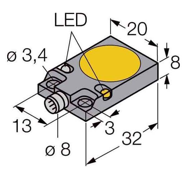 Turck Sensor Bi5Q-08-AP6X2-V1131