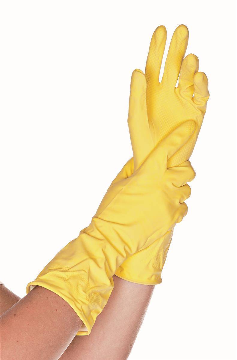 10x Hygonorm 25807 Haushaltshandschuhe Bettina Soft gelb Gr. 10/XL Latex beflockt