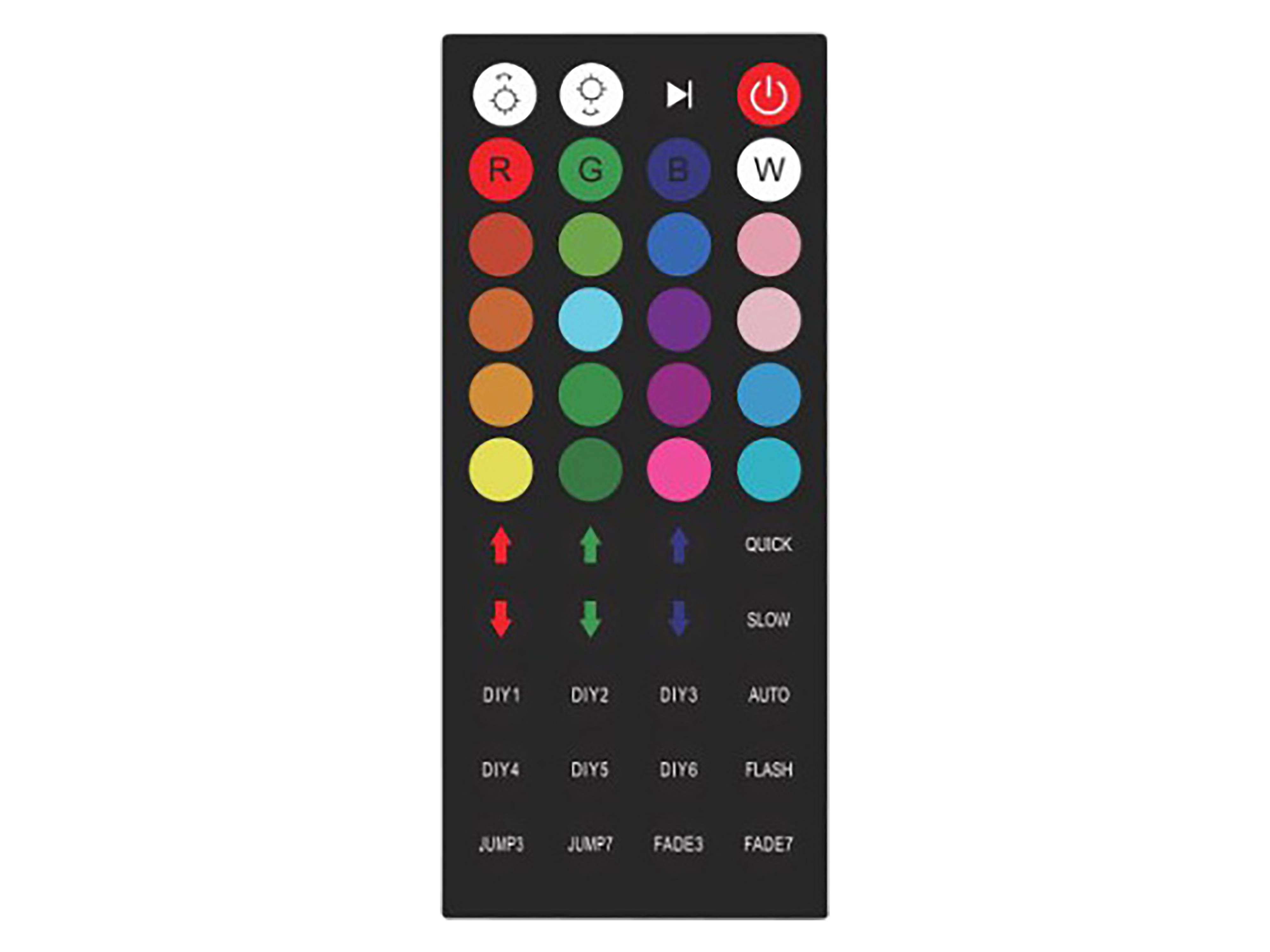 BLULAXA LED Strip 50954, 5m, 18W, 150lm, RGB, Fernbedienung, IP44