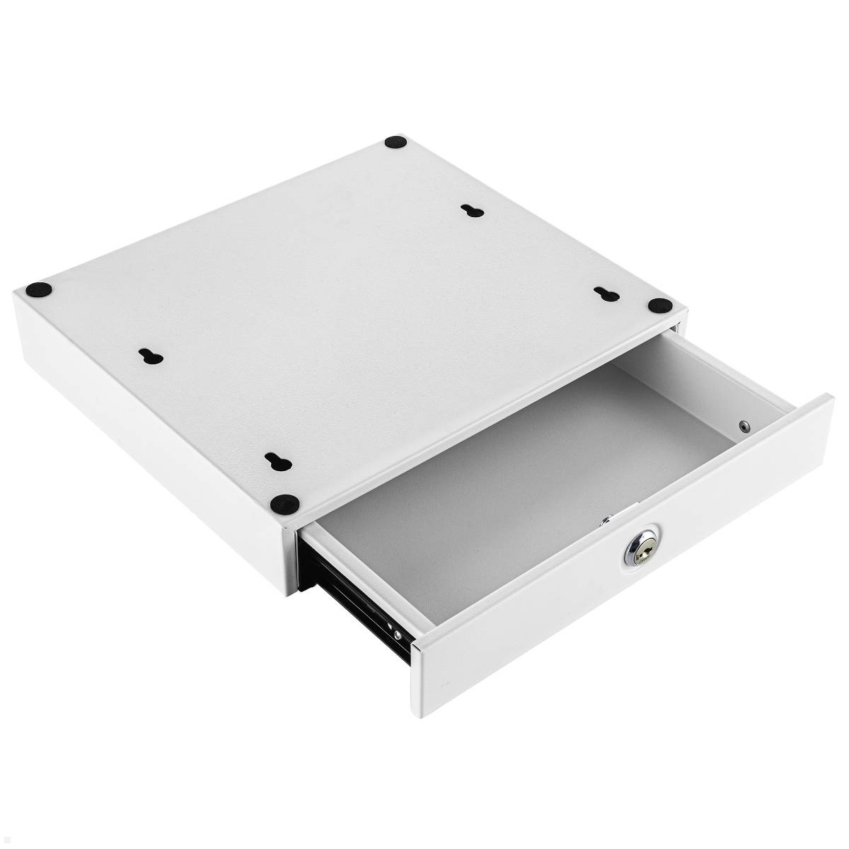 Fellowes Drawer Unterbau Schublade mit USB A/C, abschließbar, weiß (100091540)