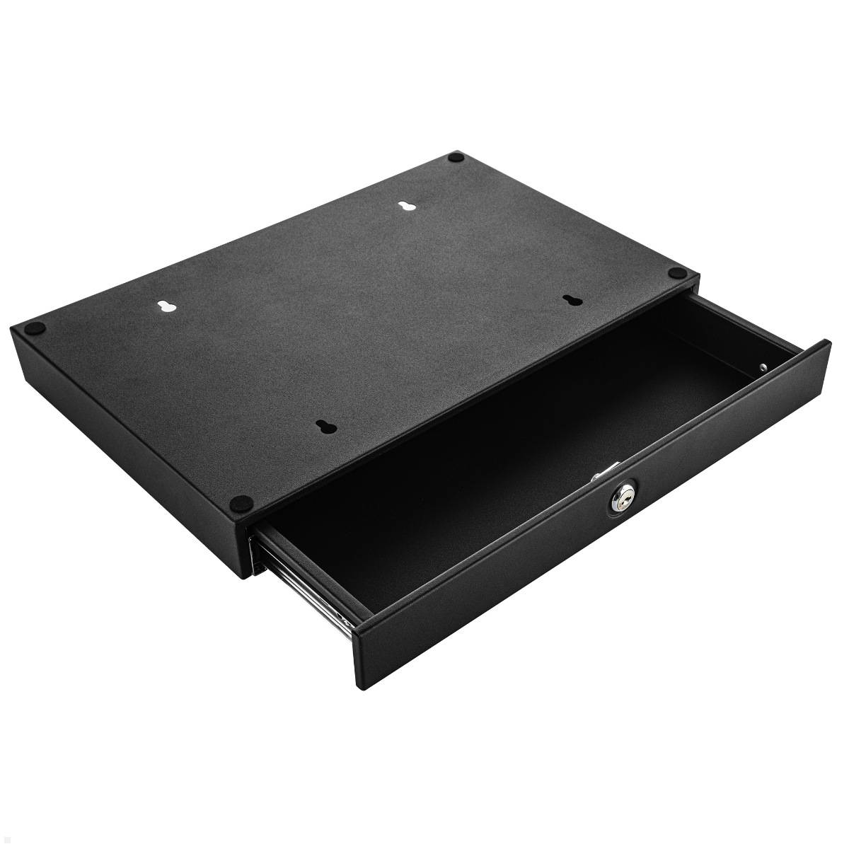 Fellowes Drawer Unterbau Schublade mit USB A/C Keystone, abschließbar, schwarz (...