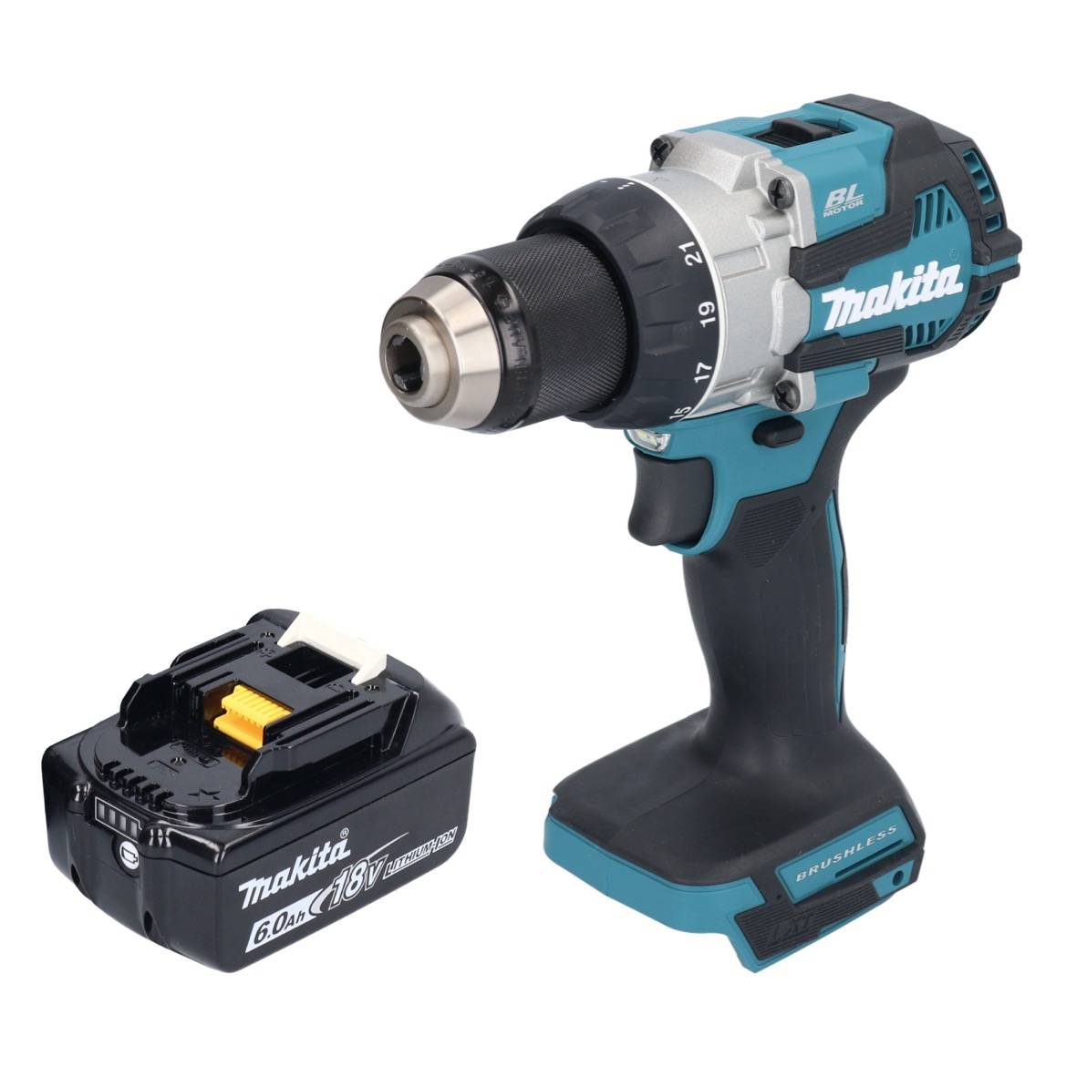 Makita DDF 489 G1 Akku Bohrschrauber 18 V 73 Nm Brushless + 1x Akku 6,0 Ah - ohne Ladegerät