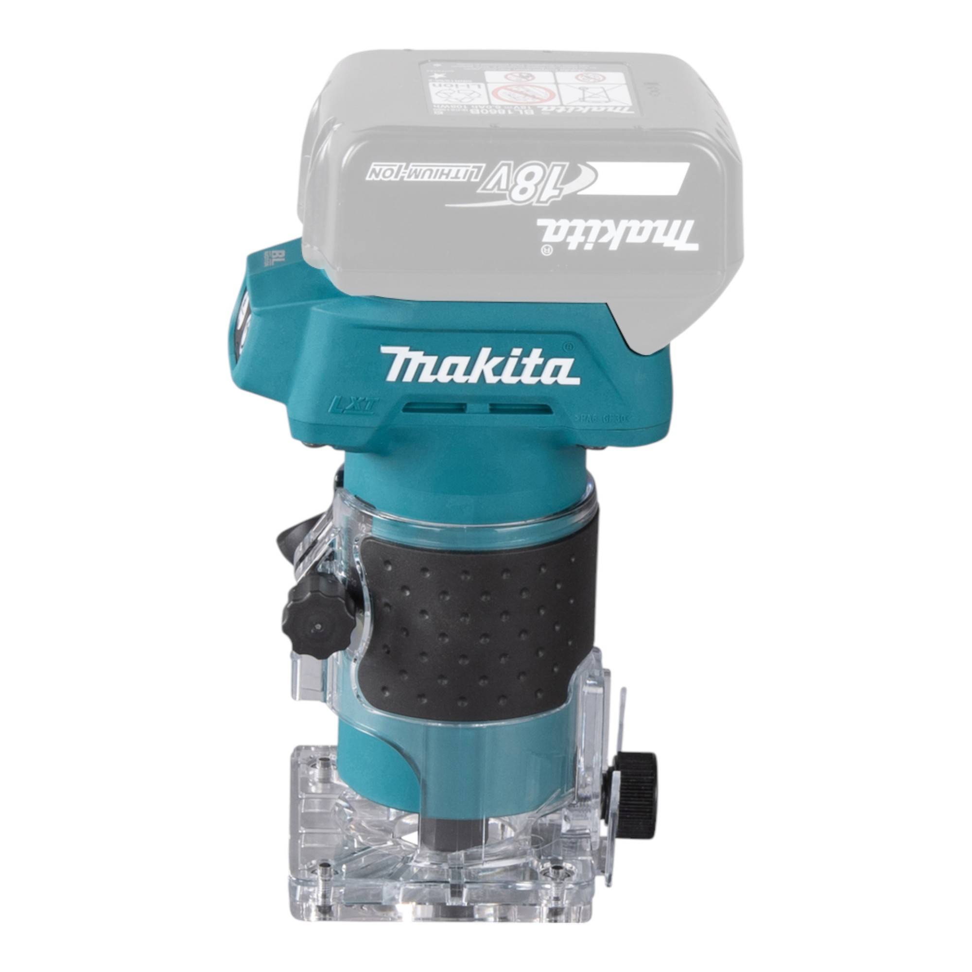 Makita DRT 52 SMJ Akku Kantenfräse 18 V 6 mm Brushless + 2x Akku 4,0 Ah + Ladegerät + Makpac
