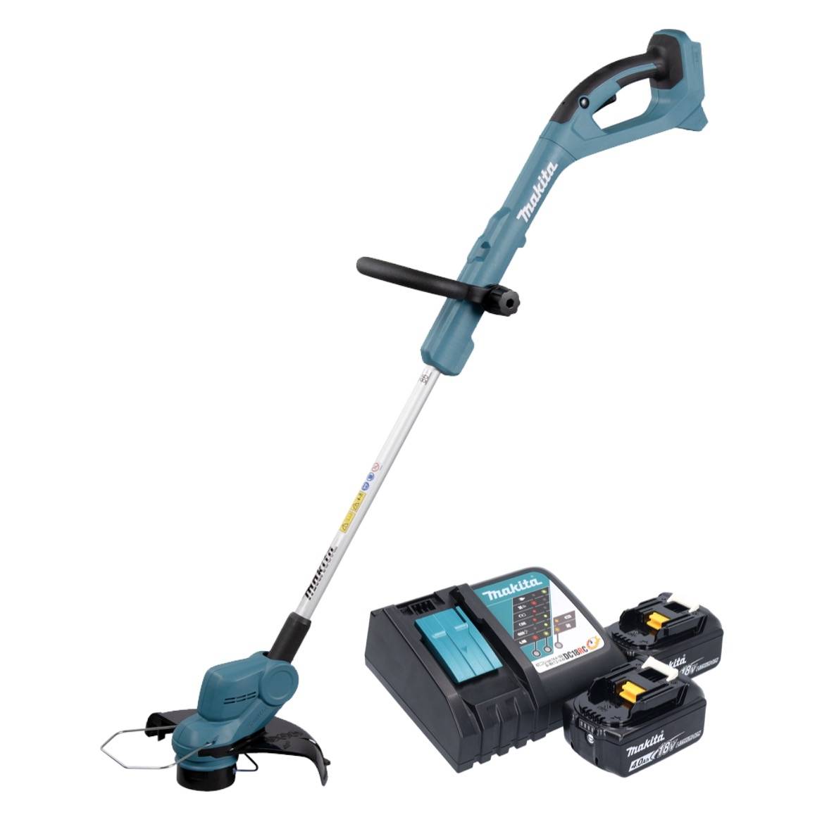 Makita DUR 193 RM Akku Rasentrimmer 18 V 260 mm + 2x Akku 4,0 Ah + Ladegerät