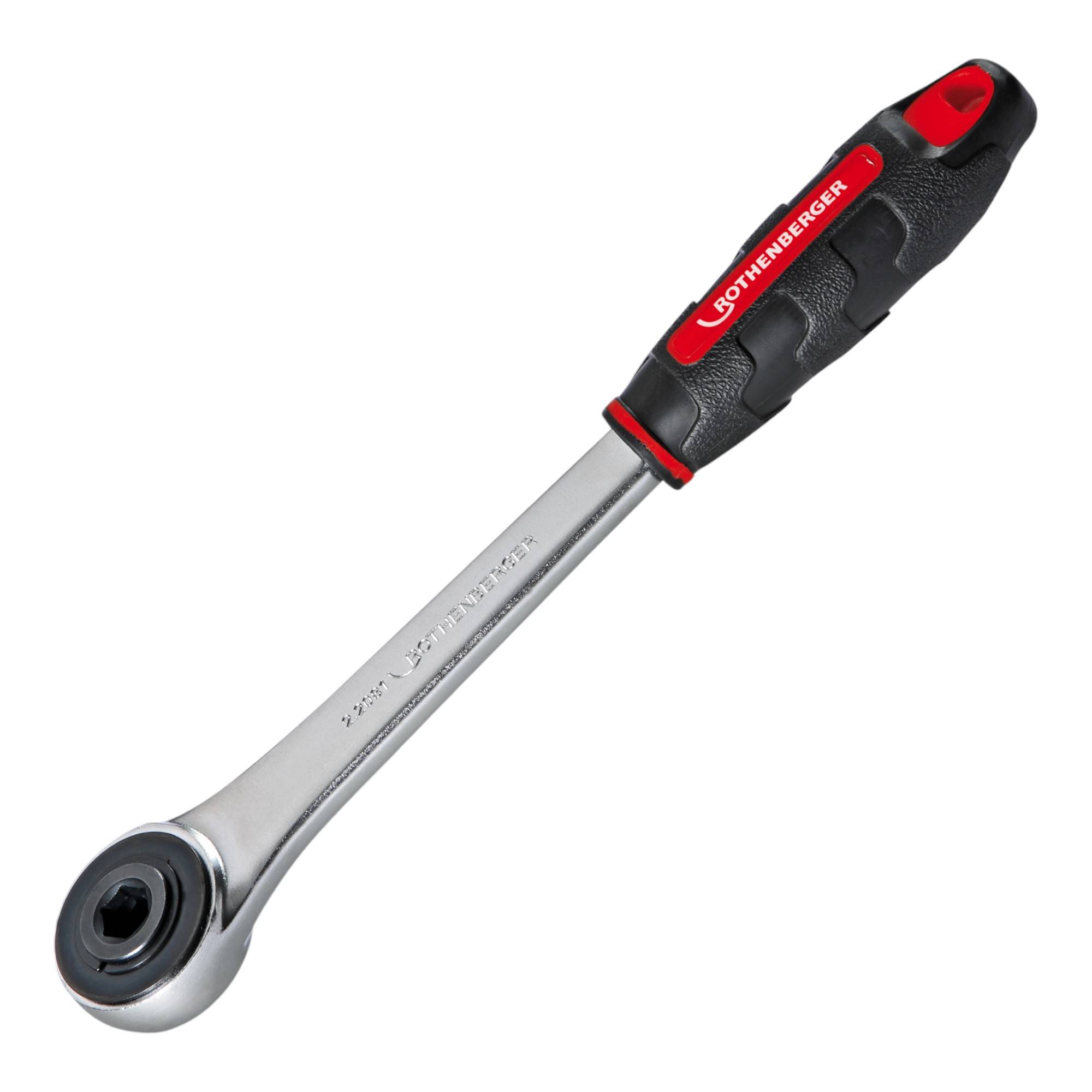 Rothenberger Uni Stufenschlüssel Set mit Ratsche 3/8" 1/2" 3/4" 1" ( 73297 )