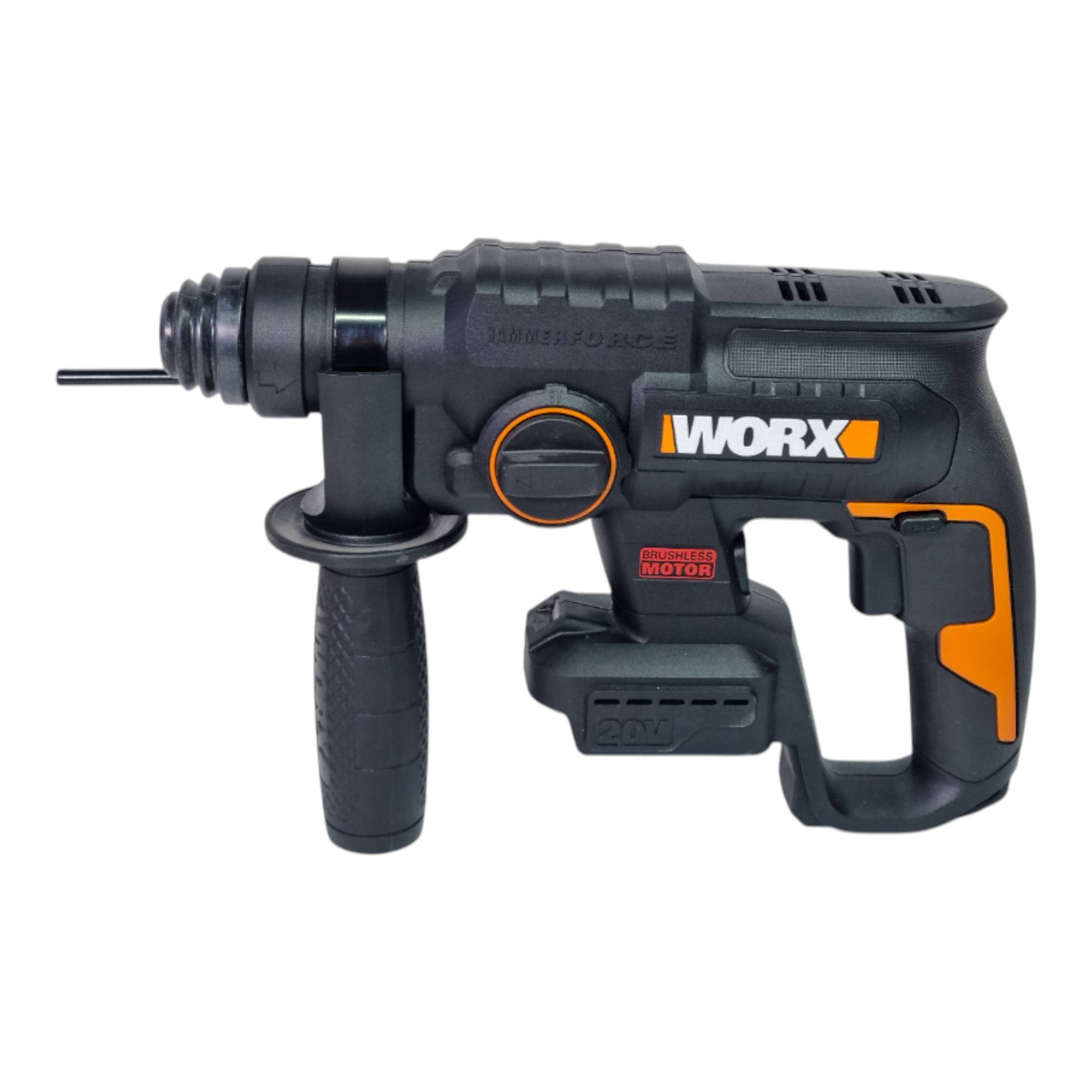 Worx WX381.9 Akku Kombihammer 20 V 2,0 J SDS plus PowerShare Brushless Solo - ohne Akku, ohne Ladegerät
