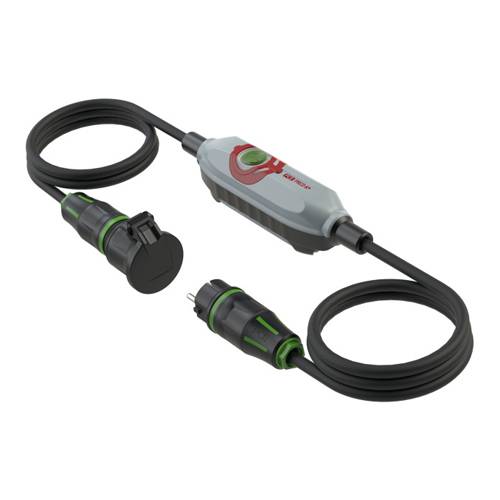 PC ELECTRIC 4680001 - Sicherheitsleitung mit Personenschutzschalter PRCD-K+ (16A / 230V / 30mA | 3-pol | IP54) - 3,00m