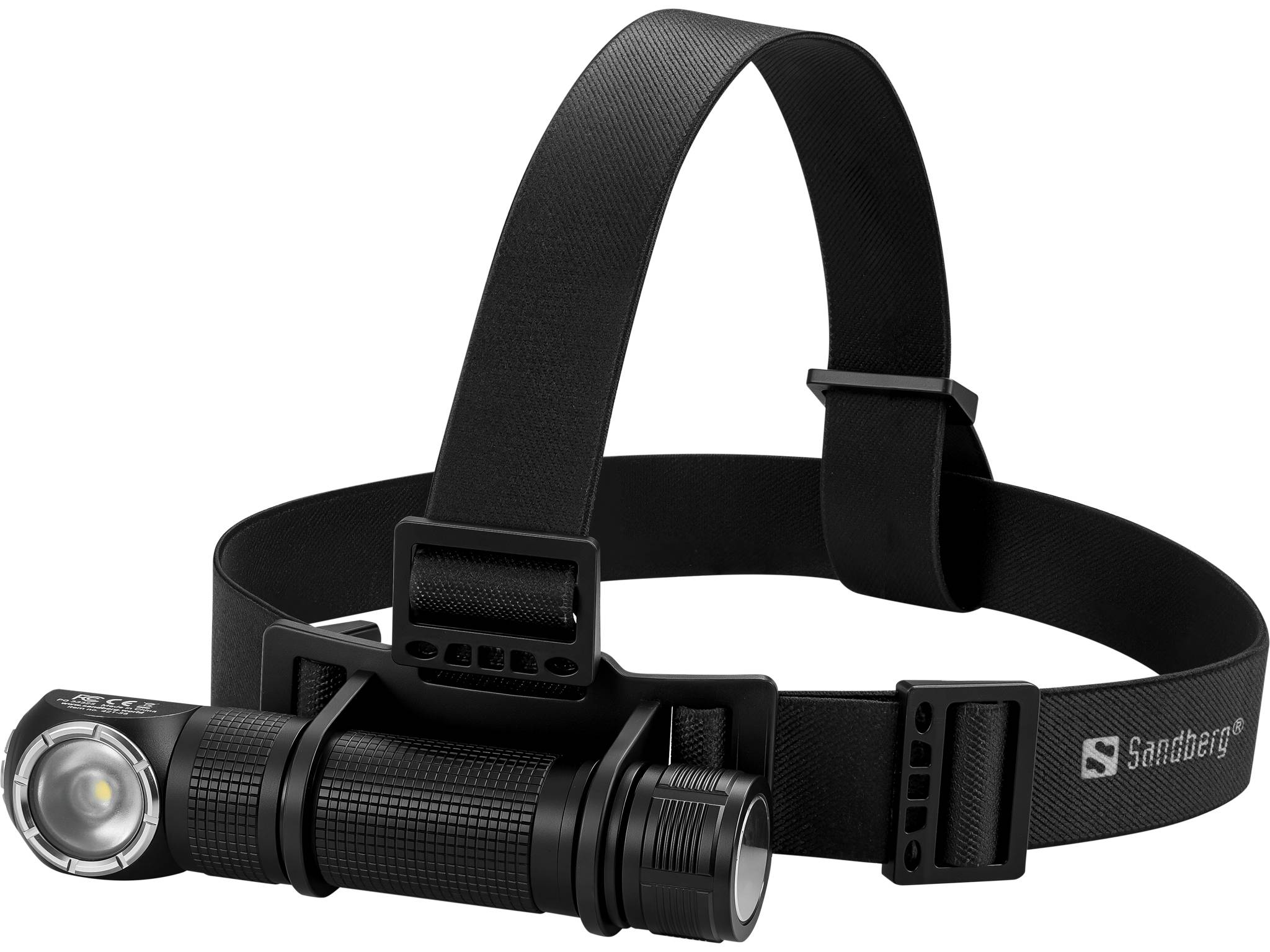 Sandberg 421-36, Stirnband-Taschenlampe, Schwarz, Aluminium, IP66, LED, 25 lm