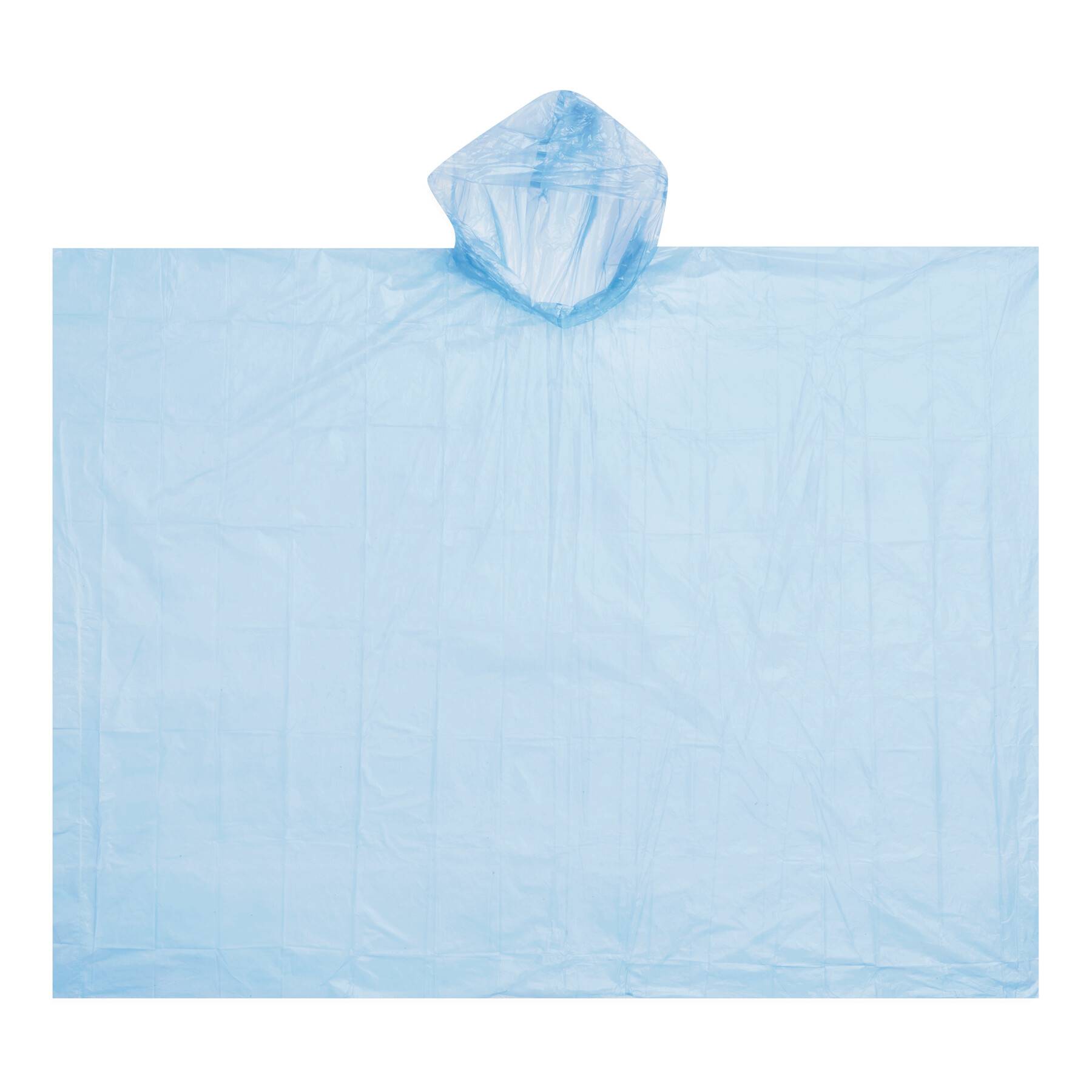 5x Regencape für Damen Herren Regenponcho Transparent 130x124cm Leicht Durchsichtig und Blau Wasserdichter Regenumhang