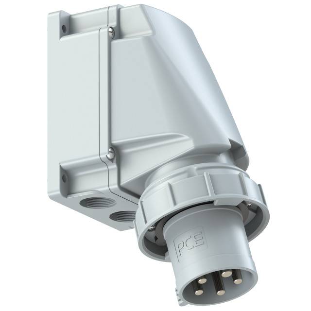 535-1 CEE-Wandgerätestecker 63A 5p 1h IP