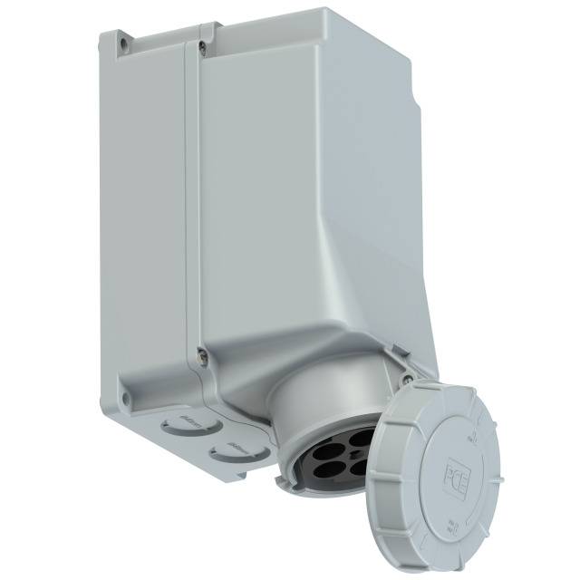 145-1 CEE-Wandsteckdose 125A 5p 1h IP67