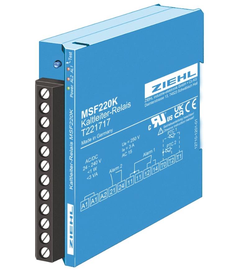 MSF220K Kaltleiter-Relais, 2 Sensoren, 2