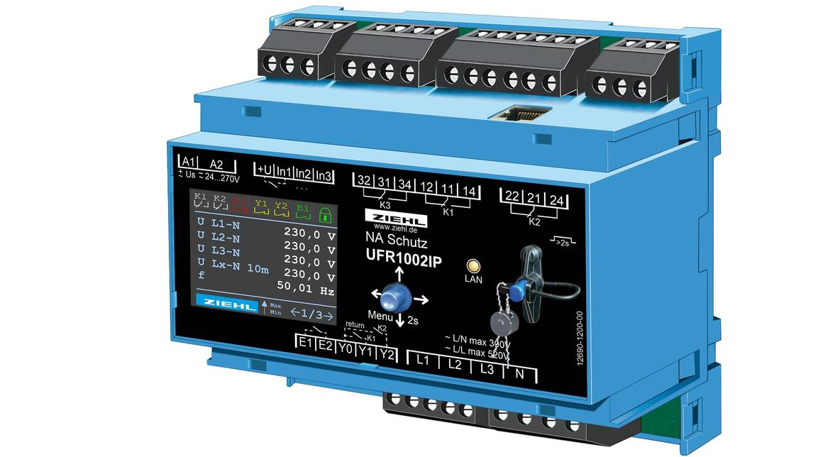 UFR1002IP NA-Schutz nach VDE-AR-4105