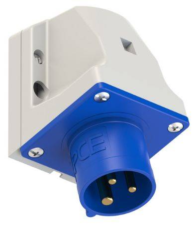 513-6b Wandgerätestecker 16A 3p 6h IP44
