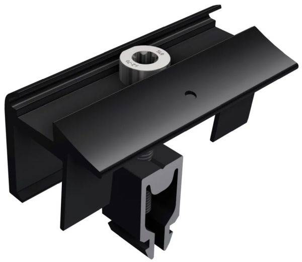 96162-01 Endklemme Vario mit Erdung schw