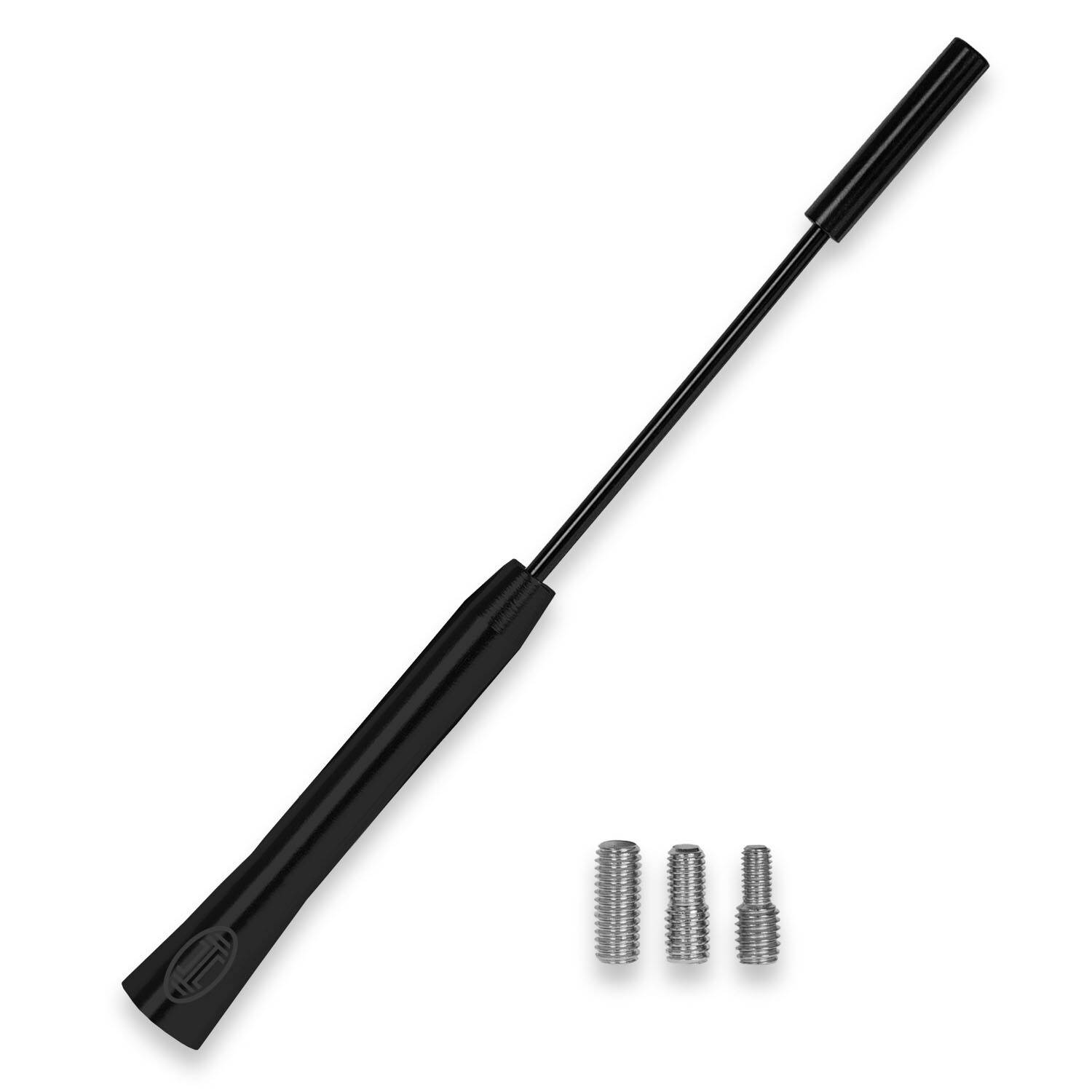 HEYNER® Antenne AM/FM mit M4, M5 & M6-Gewinde, Ersatzstab 15cm kurzer Antennenersatzstab, Auto-Dachantenne