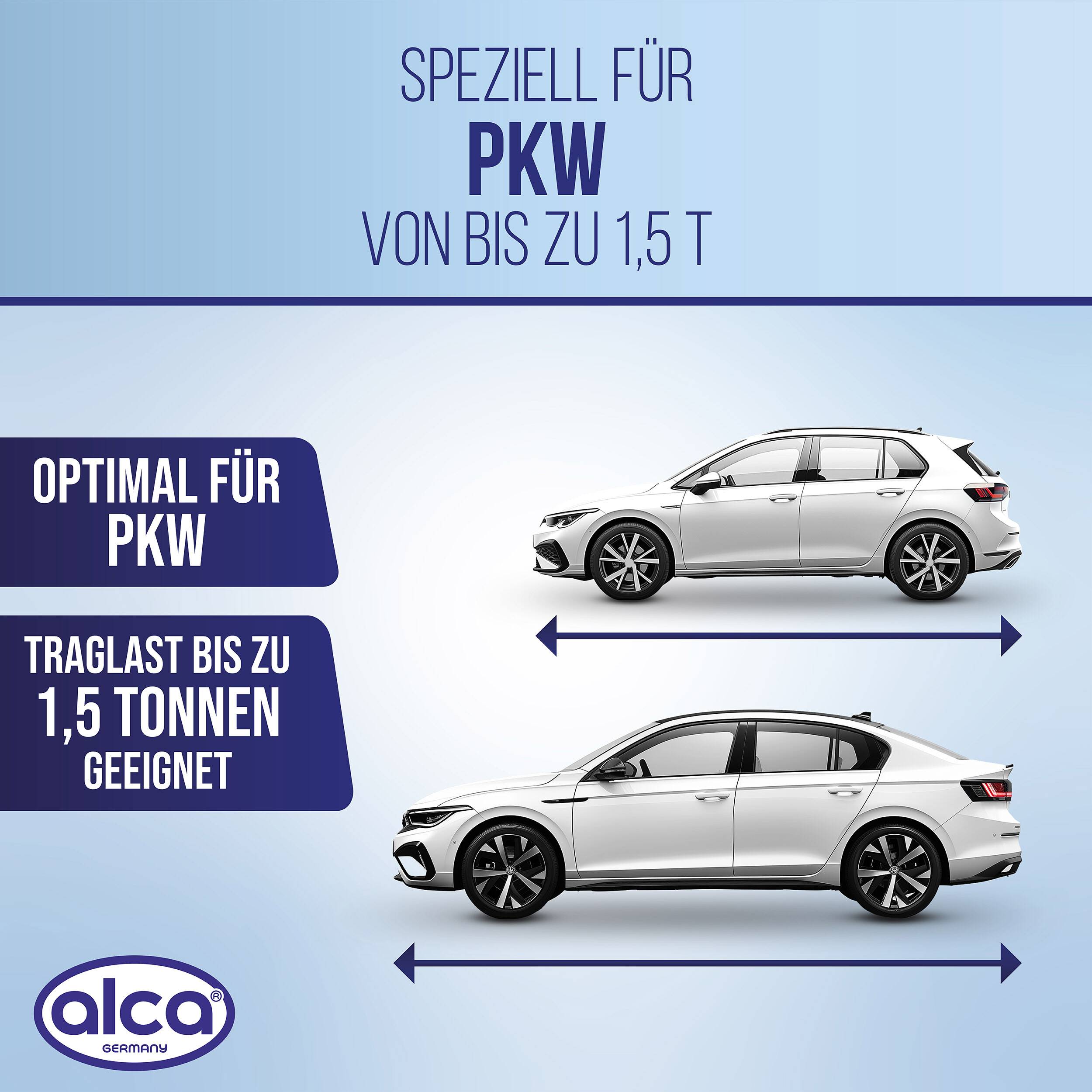 alca® Scherenwagenheber Set 1,5 t, Hubhöhe 104-385 mm, TÜV-Zertifiziert Radmutterschlüssel mit ausziehbarem Hebel bis